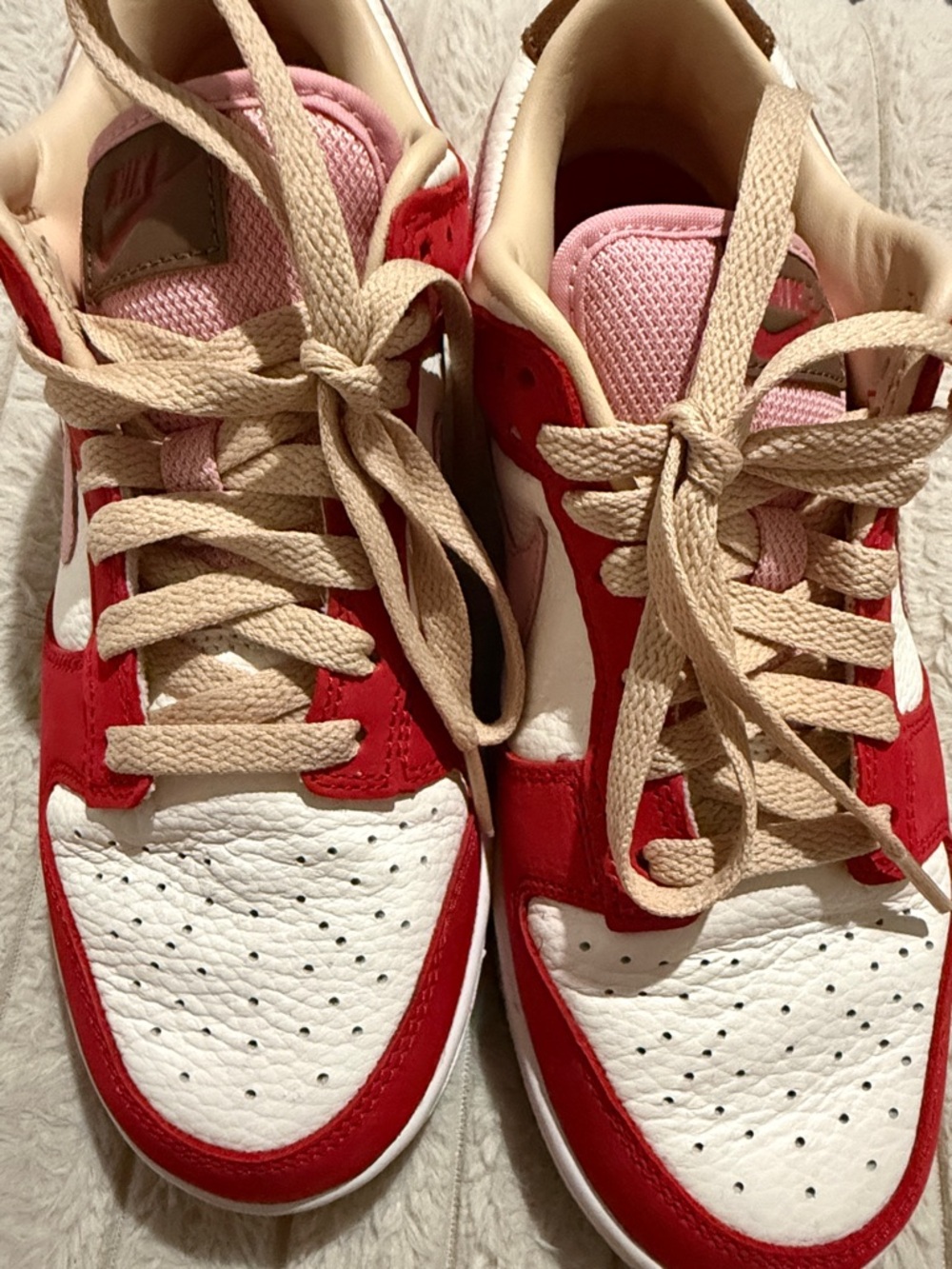 Nike Women's Red, Pink & Tan Low-Top Sneakers - Picture 8 of 9